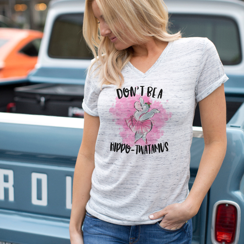 NWT Hippotwatamus Women's Graphic Tee Shirt